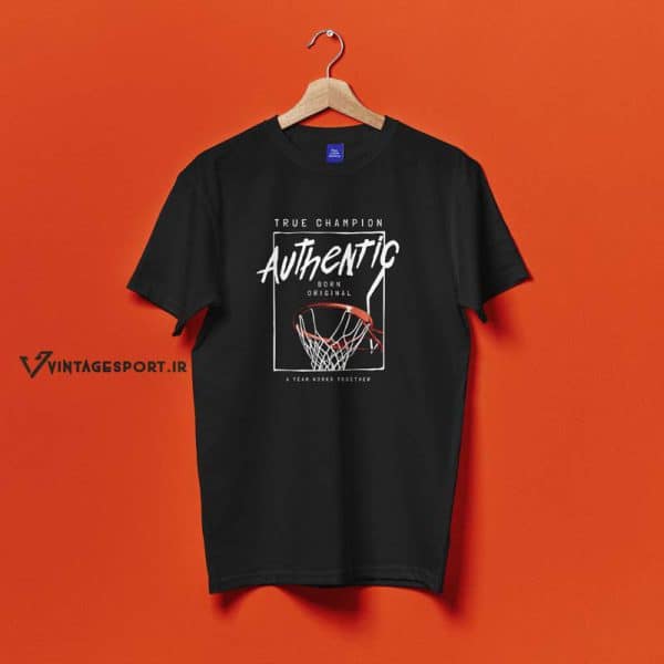 تیشرت طرح بسکتبال Authentic