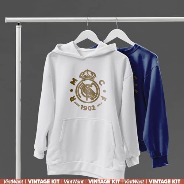 هودی با طرح رئال مادرید Real Madrid Gold Crest Logo