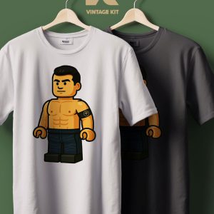 تیشرت طرح لگو تختی