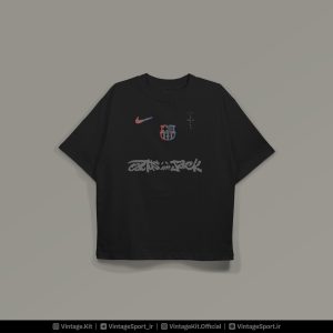 تیشرت هواداری بارسلونا طرح تراویس اسکات