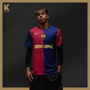 لباس بارسلونا طرح تراویس اسکات