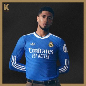 کیت سوم رئال مادرید 2025-2026 (کیفیت مشابه اورجینال) (آستین بلند)