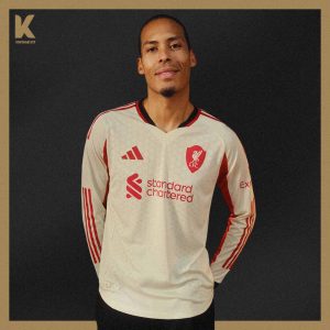 کیت دوم لیورپول‌ 2025-2026 آستین بلند